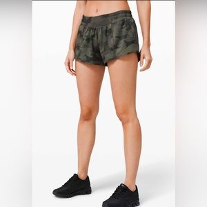 Lululemon Hotty Hot sold out color camo shorts